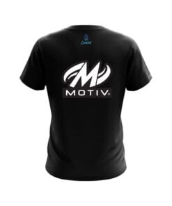 Alternative view of Motiv Plain Black CoolWick Bowling Jersey