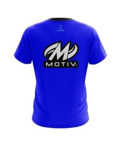Alternative view of Motiv Plain Blue CoolWick Bowling Jersey