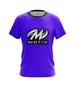 Motiv Plain Purple CoolWick Bowling Jersey