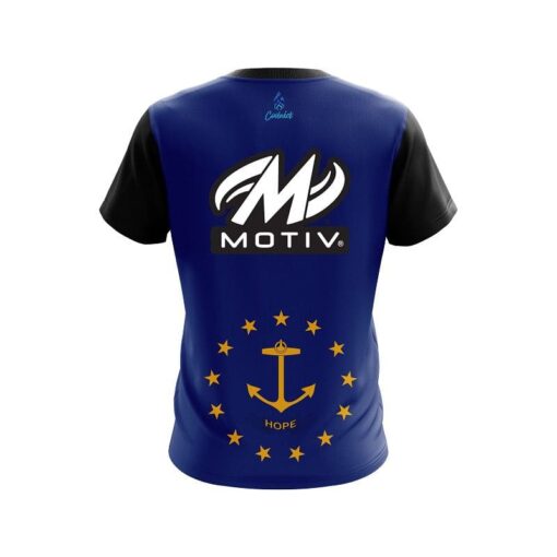 Motiv Rhode Island Flag CoolWick Bowling Jersey - Image 2