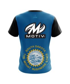 Alternative view of Motiv South Dakota Flag CoolWick Bowling Jersey
