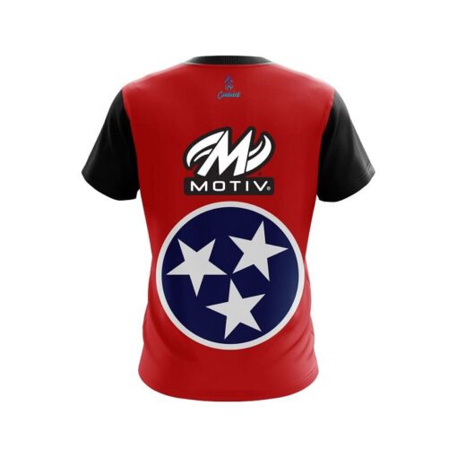 Motiv Tennessee  Flag CoolWick Bowling Jersey - Image 2