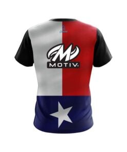 Alternative view of Motiv Texas Flag CoolWick Bowling Jersey