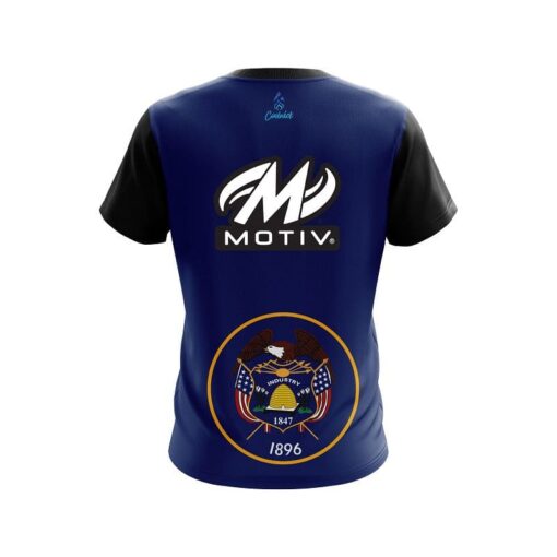 Motiv Utah Flag CoolWick Bowling Jersey - Image 2