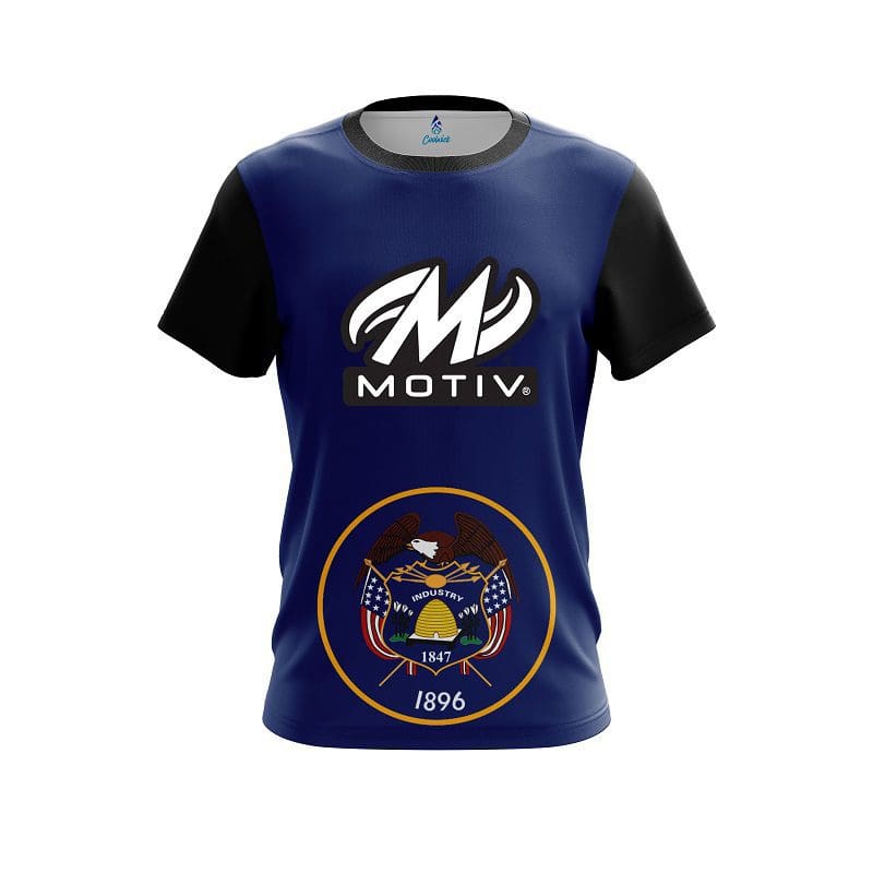 Motiv Utah Flag CoolWick Bowling Jersey
