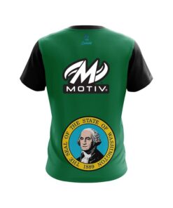 Alternative view of Motiv Washington Flag CoolWick Bowling Jersey