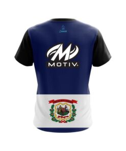 Alternative view of Motiv West Virginia Flag CoolWick Bowling Jersey
