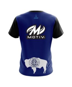 Alternative view of Motiv Wyoming Flag CoolWick Bowling Jersey