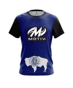 Motiv Wyoming Flag CoolWick Bowling Jersey