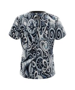 Alternative view of Nautical CoolWick Bowling Jersey