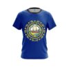 Plain New Hampshire Flag CoolWick Bowling Jersey