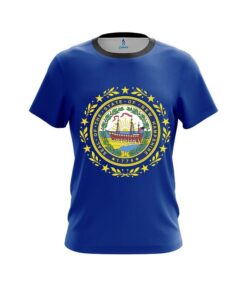 Plain New Hampshire Flag CoolWick Bowling Jersey