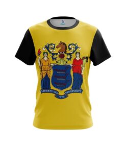Plain New Jersey Flag CoolWick Bowling Jersey
