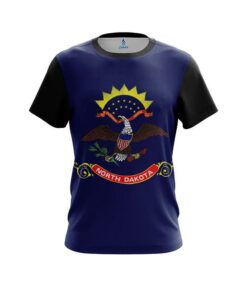 Plain North Dakota Flag CoolWick Bowling Jersey
