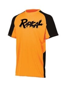 Radical Men's Score Performance Polo Bowling Shirt Dri-Fit Red White 