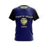 Plain Oregon Flag CoolWick Bowling Jersey