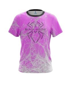 Hammer Black Widow Pink Web CoolWick Bowling Jersey