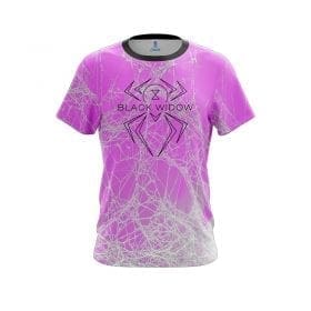 Hammer Black Widow Pink Web CoolWick Bowling Jersey