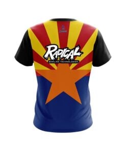 Alternative view of Radical Arizona Flag CoolWick Bowling Jersey