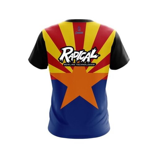 Radical Arizona Flag CoolWick Bowling Jersey - Image 2