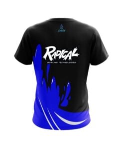 Alternative view of Radical Blue Splash CoolWick Bowling Jersey