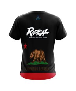 Alternative view of Radical California Republic Flag CoolWick Bowling Jersey