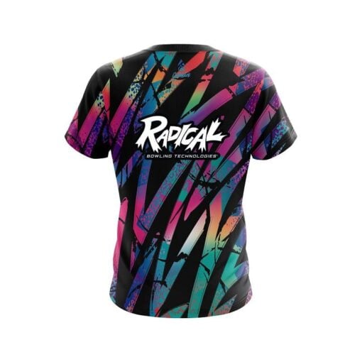 Radical Colorful Art CoolWick Bowling Jersey - Image 2