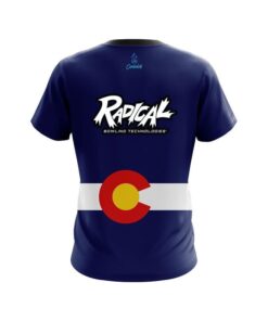 Alternative view of Radical Colorado Flag CoolWick Bowling Jersey
