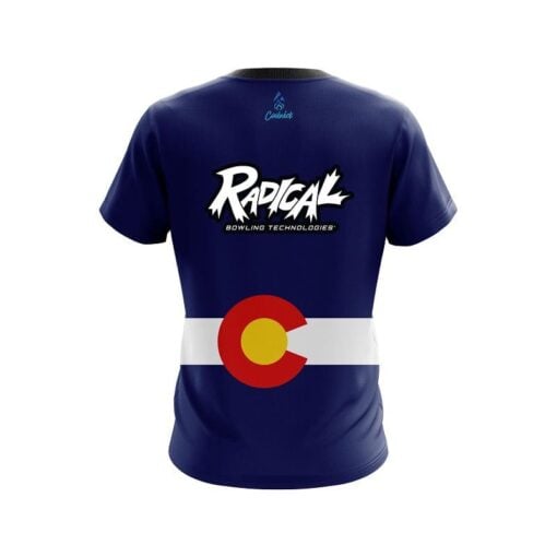 Radical Colorado Flag CoolWick Bowling Jersey - Image 2