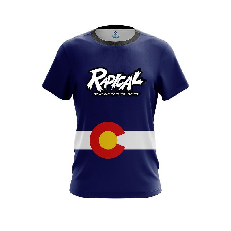 Radical Colorado Flag CoolWick Bowling Jersey