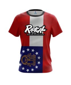 Radical Georgia Flag CoolWick Bowling Jersey