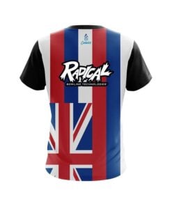 Alternative view of Radical Hawaii Flag CoolWick Bowling Jersey
