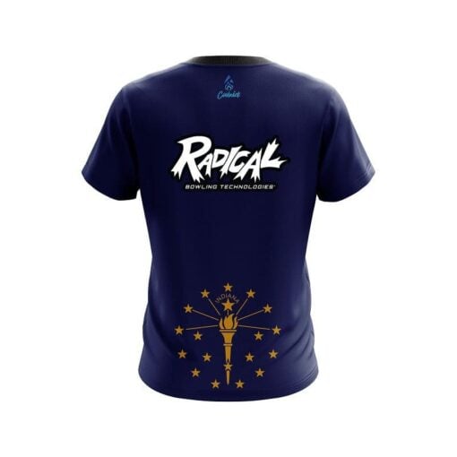 Radical Indiana Flag CoolWick Bowling Jersey - Image 2