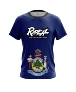 Radical Maine Flag CoolWick Bowling Jersey