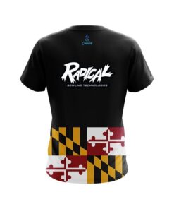 Alternative view of Radical Maryland Flag CoolWick Bowling Jersey