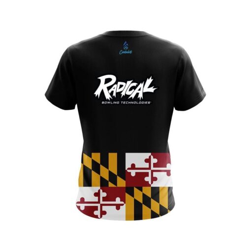 Radical Maryland Flag CoolWick Bowling Jersey - Image 2