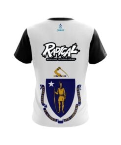Alternative view of Radical Masssachucets Flag CoolWick Bowling Jersey