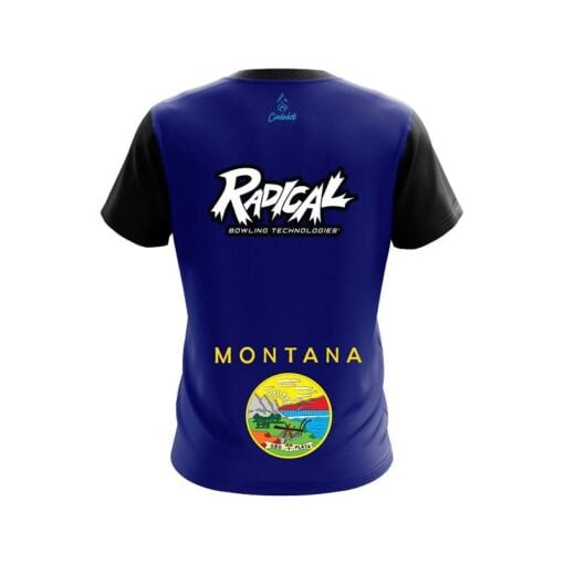 Radical Montana Flag CoolWick Bowling Jersey - Image 2