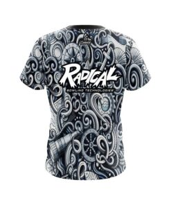 Alternative view of Radical Nautical CoolWick Bowling Jersey