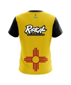 Alternative view of Radical New Mexico Flag CoolWick Bowling Jersey