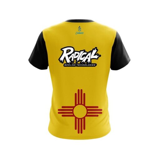 Radical New Mexico Flag CoolWick Bowling Jersey - Image 2