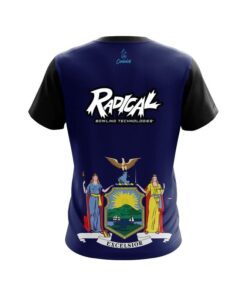 Alternative view of Radical New York Flag CoolWick Bowling Jersey