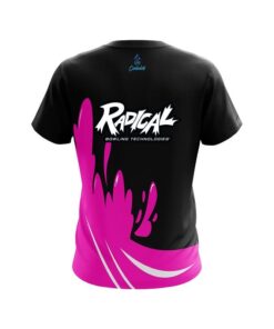 Alternative view of Radical Pink Splash CoolWick Bowling Jersey