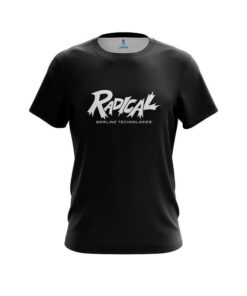 Radical Plain Black CoolWick Bowling Jersey