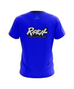 Alternative view of Radical Plain Blue CoolWick Bowling Jersey