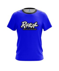 Radical Plain Blue CoolWick Bowling Jersey