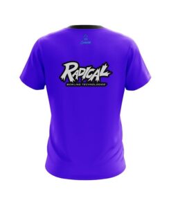 Alternative view of Radical Plain Purple CoolWick Bowling Jersey