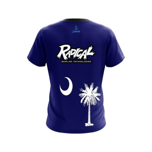 Radical South Carolina Flag CoolWick Bowling Jersey - Image 2