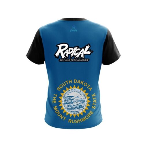 Radical South Dakota Flag CoolWick Bowling Jersey - Image 2