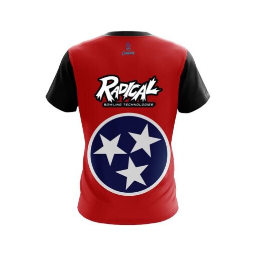 Radical Tennessee Flag CoolWick Bowling Jersey - Image 2